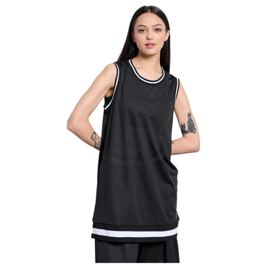 Bodytalk Γυναικεία αμάνικη μπλούζα Long Mesh Tank Top